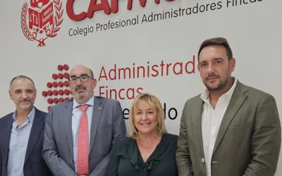 AESA refuerza la colaboración institucional con el Colegio Profesional de Administradores de Fincas de Madrid (CAF Madrid)